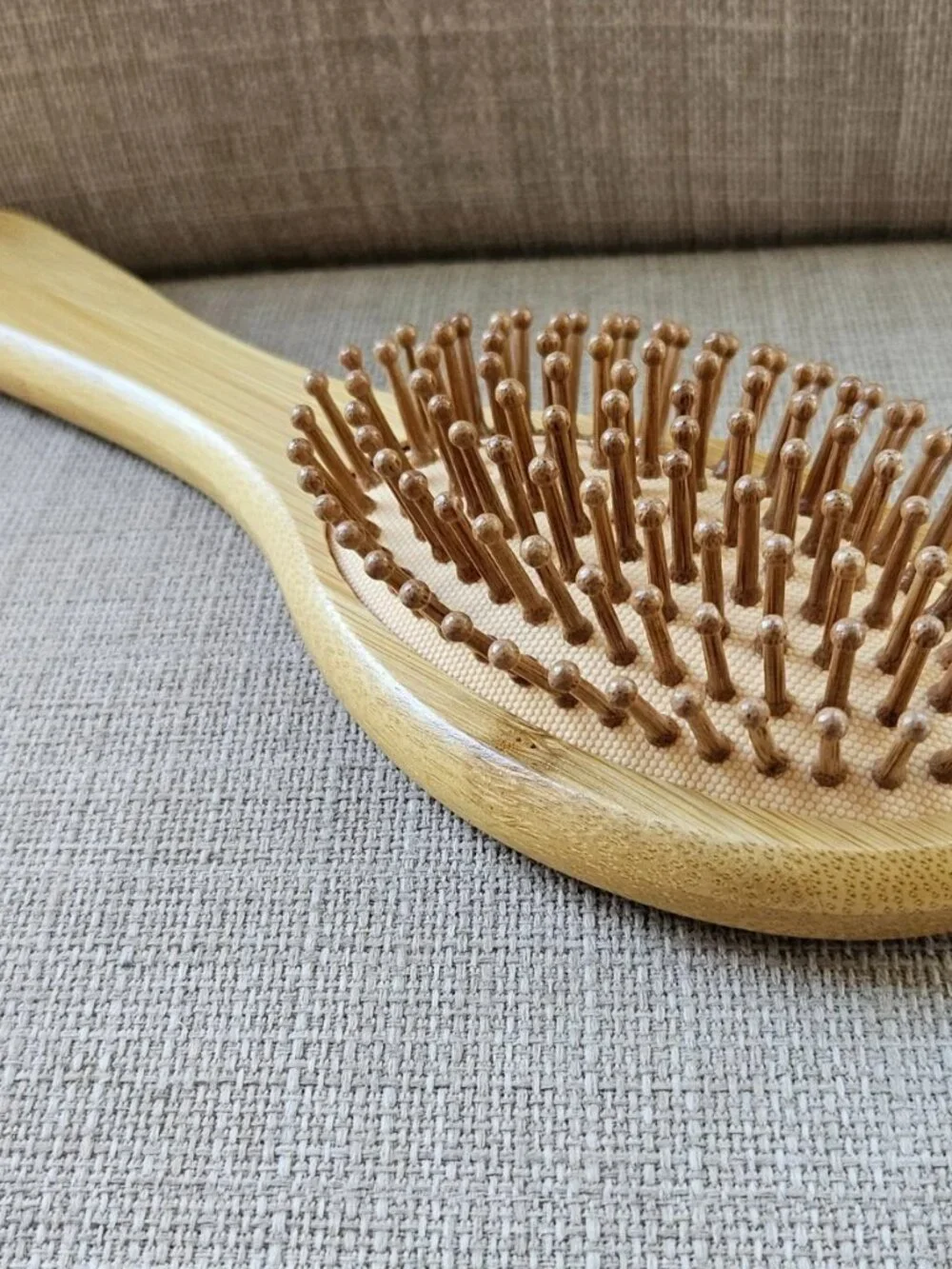 Real Wood Hair Brush Tan Hair Accessories Hair Styling Brush New Unbranded
